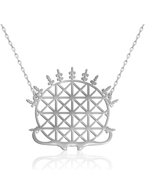 925 Ayar Gümüş Hitit Güneşi Kolye