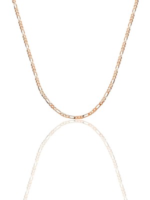 925 Ayar Gümüş 2 mm Figaro Zincir Kolye