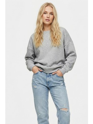 Rays 1029 Bisiklet Yaka Sweat Gri