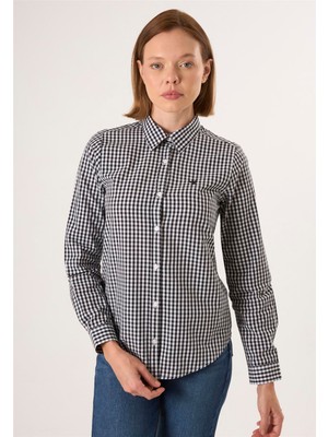 Felix Hardy Kareli Uzun Kollu Gömlek - Siyah