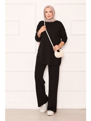 Cvn Bisiklet Yaka Basic Oyşo Takım Siyah