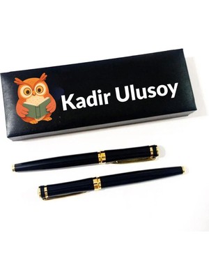 Çılgıntrend Kişiye Özel Isimli Dolma Kalem (Içi Boş) ve Roller Kalem Seti – Şık Kutulu Premium Hediye