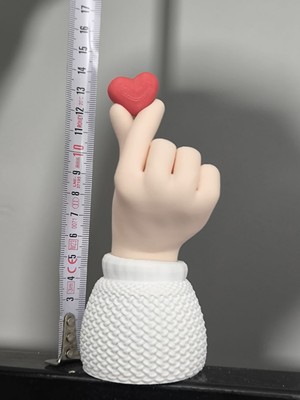 Sembolik Sevgi Göstergesi Dekoratif Biblo