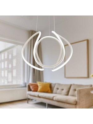 Normadia Modern Çok Renkli 56W Sarkıt, Mutfak ve Banyo Için Şık Aydınlatma