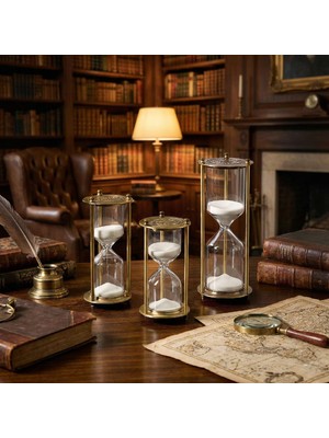 Urfakent Bilişim Dekoratif Cam Kum Saati 7X14 cm