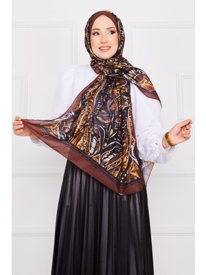 Msc Batik Desenli Tesettür Şal -5