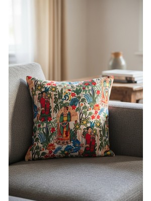 Apcasa Decor Frida Kahlo Feride Kırlent Yastık Kılıfı