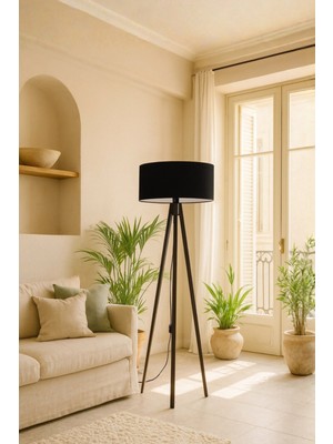 Normadia Modern Venge Ayaklı Tripod Lambader, Şık ve Aydınlatıcı Tasarım