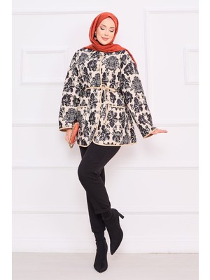Md Cep Detaylı Bohem Kapitone Ceket -2