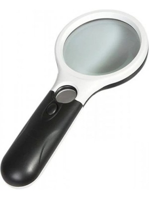 Pazarcan 3 LED Işıklı 3X75 mm 45X22 mm El Büyüteç