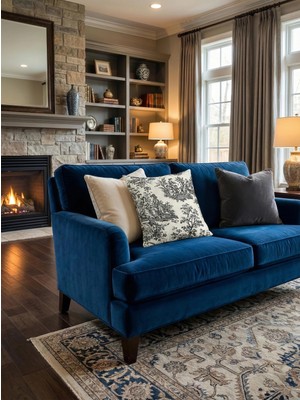 Apcasa Decor Siyah Vintage Kırlent Kılıfı