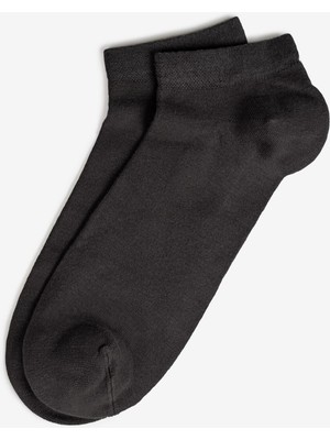 Bolero 3'lü Erkek Premium Dikişsiz Bambu Patik Çorap Siyah