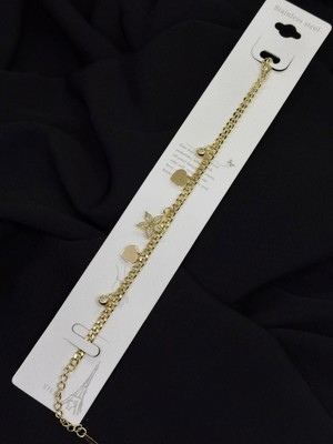 Melisa Takı & Aksesuar 316L Çelik Gold Renk Papatya Bileklik