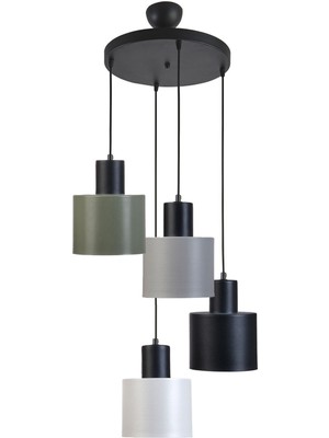 Normadia Modern 4'lü Sarkıt Avize, Cafe ve Mutfak Dekorasyonu Için Şık Tasarım