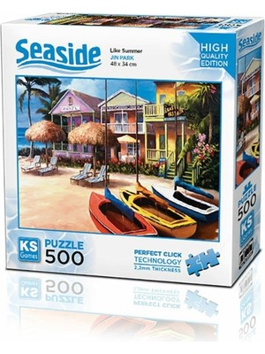 urfakent bilişim ve medya danışmanlık 20044 Welcome To Beach Like Summer 500 Parça Puzzle -Kspuzzle