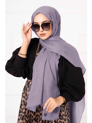 Kbr Bambu Şal Açık Gri