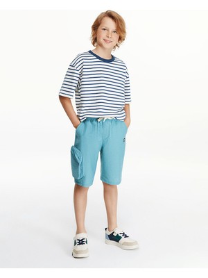 Lc Waikiki Yeni Sezon Beli Lastikli Erkek Çocuk Kargo Şort
