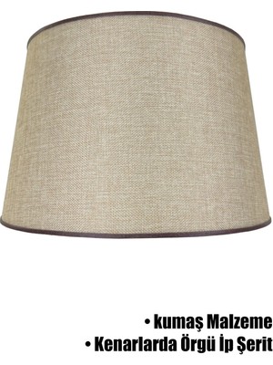 Normadia Şeritli Örgü Ip Lambader Şapkası, Şık ve Rahat Tasarım