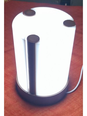 Dekoratif 3D Pla Baskı Modern Tasarımlı USB Masa Lambası V1