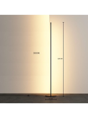 Normadia Kumandalı LED Lambader, Gün Işığı, Dekoratif, Ayaklı, Modern Tasarım