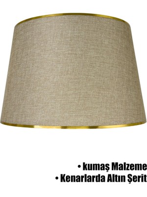 Normadia Altın Şeritli Şapka, Şık ve Modern Tasarım, Zarif Ev Dekoru Aksesuarı