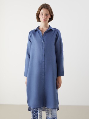 Lc Waikiki Yeni Sezon %100 Keten Kadın Gömlek Tunik