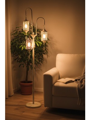 Normadia Otantik Patinalı Modern Lambader ile Evinize Şıklık Katın