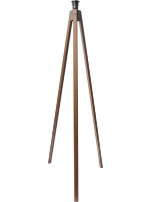 Normadia Modern Mdf Lambader Ayağı, Ceviz Renk, Şık ve Dayanıklı Tasarım
