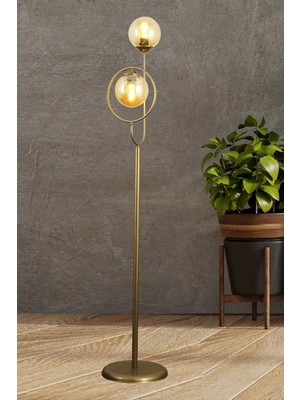 Normadia Modern Eskitme Lambader, Bal Cam Detaylı, Şık ve Aydınlatıcı Tasarım