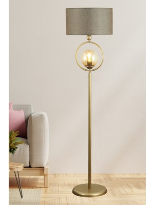 Normadia Eskitme Bal Camlı Lambader, Açık Kahve Şapka, Şık ve Modern Tasarım