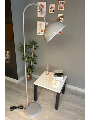 Normadia Modern Hareketli Gri Lambader, Oturma ve Çalışma Odası Dekoru Için Ideal