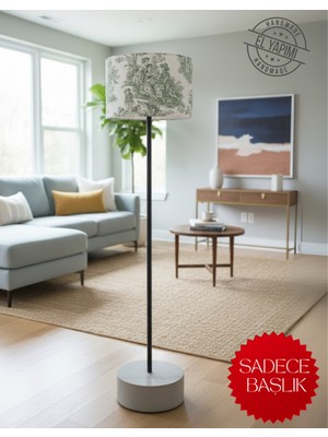 Normadia Vintage Yeşil Lambader ile Şık ve Sıcak Aydınlatma