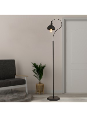 Normadia Angora Siyah Metal Lambader, Dekoratif ve Modern Tasarım