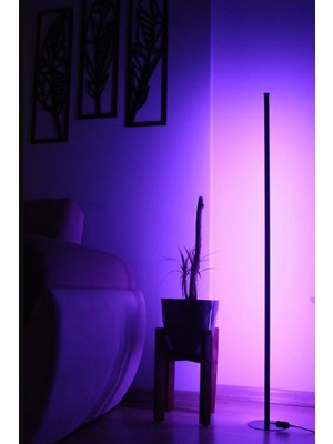 Normadia Köşe Dekoratif Lambader, LED Işık Sistemi, Full Rgb 256 Renkli, Şık ve Modern