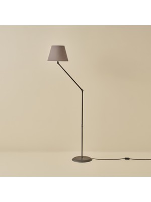 Normadia Modern Antrasit Metal Lambader 150 Cm, Şık ve Dayanıklı Aydınlatma