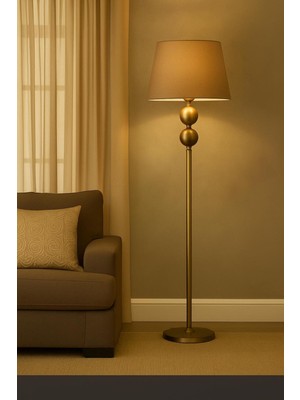 Normadia Modern Bej Iki Top Eskitme Lambader, Şık ve Zarif Tasarım