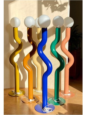 Normadia Çok Renkli Modern Tasarım Lambader, Şık ve Şık Aydınlatma Parçası