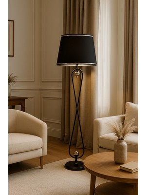 Normadia Modern Venüs Sirius Black Krom Toplu Lambader, Şık ve Şık Tasarım