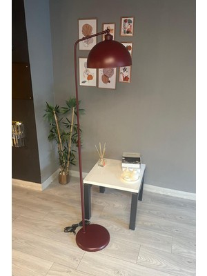 Normadia Vişne Çürüğü Lambader, Hareketli Başlık, Modern Dekor, Metal Zemin Aydınlatması