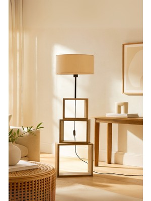 Normadia Modern Hareketli Raflı Lambader, Şık ve Fonksiyonel Aydınlatma