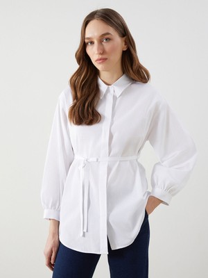 Lc Waikiki Yeni Sezon Oversize Poplin Kadın Gömlek Tunik