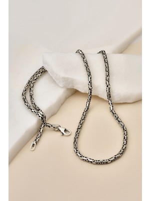 925 Ayar Gümüş Erkek Kral Kolye