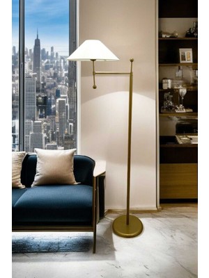 Normadia Yumuşak Krem Abajur, Oturma ve Yatak Odası Için Şık Aydınlatma