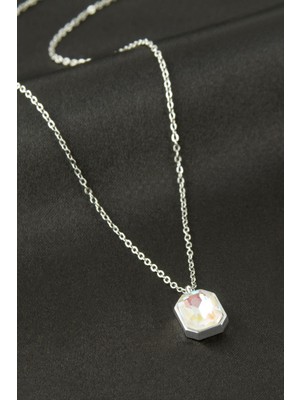 Freedom Store Dikdörtgen Çelik Kolye