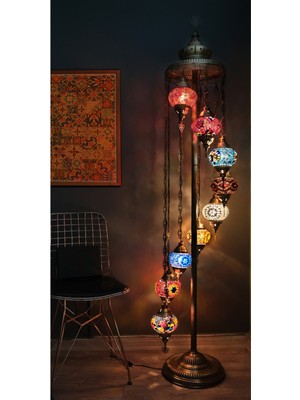 Normadia El Yapımı Osmanlı Tarzı Mozaik Lambader ile Şık Ev Dekoru