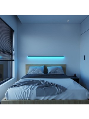 Normadia Uzaktan Kumandalı Rgb LED Abajur Aplik Gece Lambası Lambader Işık Sistemi