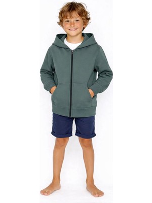 Coupon Çocuk Fermuarlı Kapüşonlu Sweatshirt