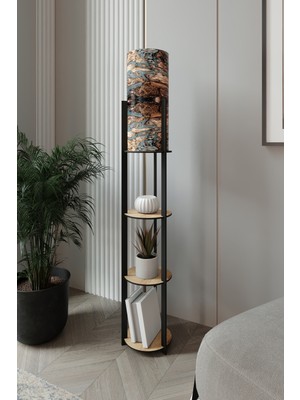 Normadia Yuvarlak Renkli Lambader, Modern ve Şık Tasarım, Ev Dekorasyonu Için