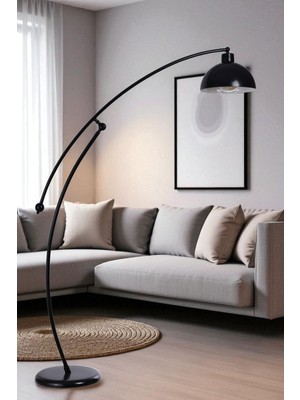 Normadia Şık Siyah Lambader, Retro Tasarım ve Modern Dekorasyon Için Ideal