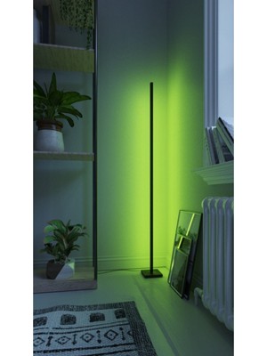 Normadia Köşe Dekoratif LED Lambader, Rgb Işık Sistemi, Modern ve Şık Tasarım